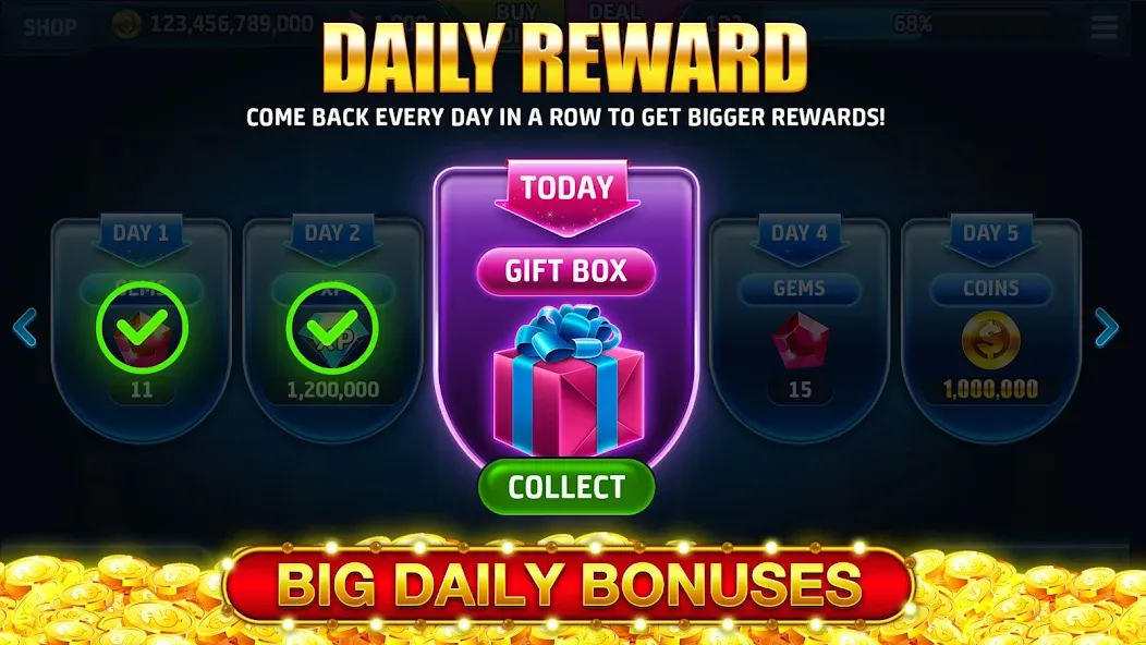 Ape Slots: Vegas Casino Deluxe [MOD: Mega Mod/Меню] - Скриншот 5