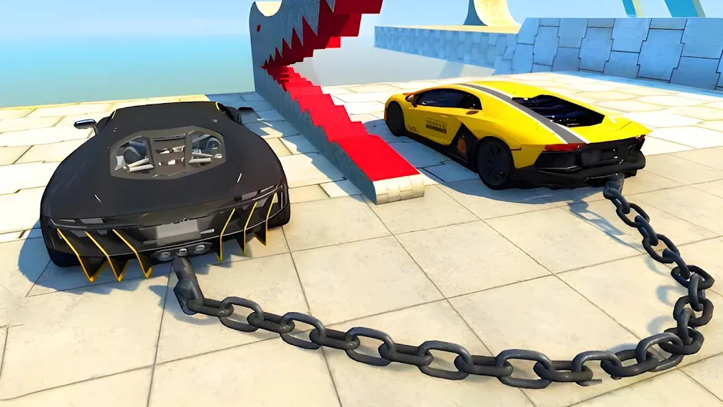 Stunt Car Crash (Стант Кар Краш) [MOD: Все разблокировано] - Скриншот 2