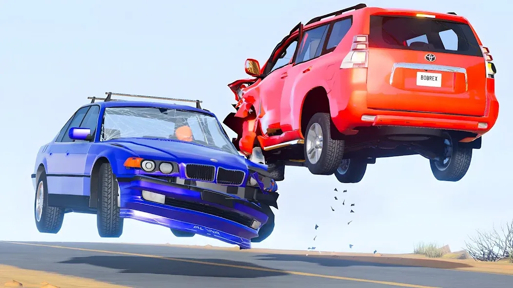 Stunt Car Crash (Стант Кар Краш) [MOD: Все разблокировано] - Скриншот 3