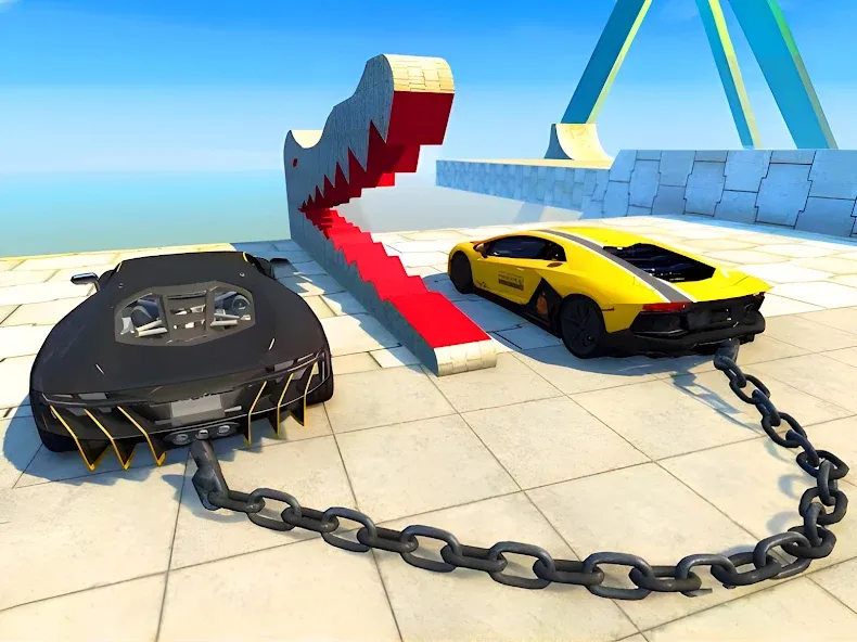 Stunt Car Crash (Стант Кар Краш) [MOD: Все разблокировано] - Скриншот 5