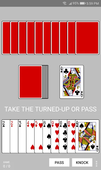 Gin Rummy (Джин Рамми) [MOD: Меню/Много денег] - Скриншот 2