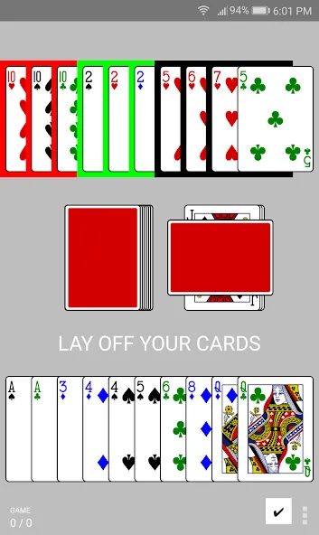 Gin Rummy (Джин Рамми) [MOD: Меню/Много денег] - Скриншот 3