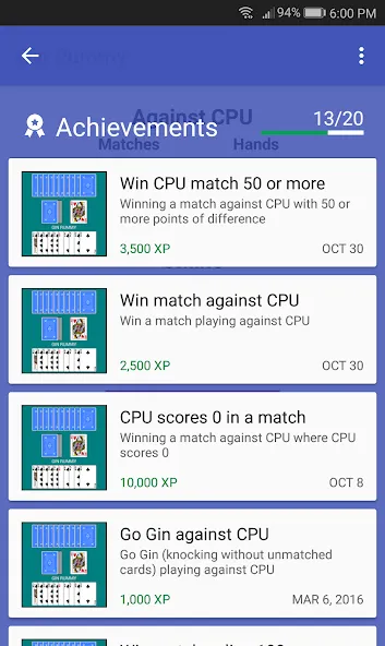 Gin Rummy (Джин Рамми) [MOD: Меню/Много денег] - Скриншот 5