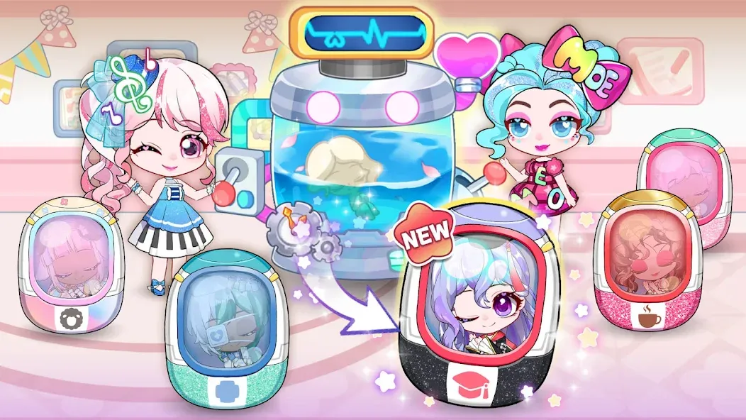 Chibi Doll: My School (Чиби Долл) [MOD: Меню/Много денег] - Скриншот 3