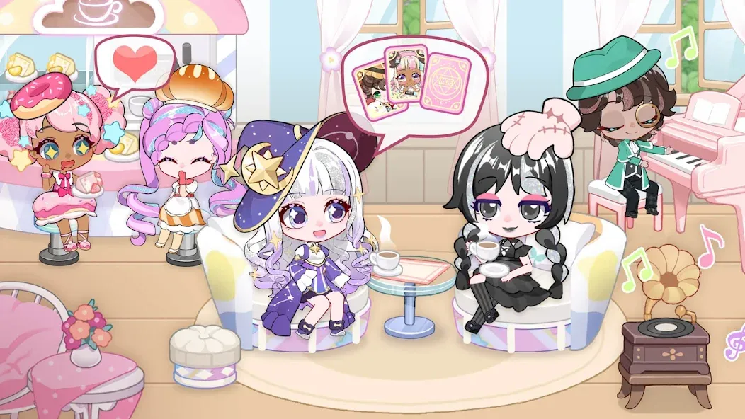 Chibi Doll: My School (Чиби Долл) [MOD: Меню/Много денег] - Скриншот 4