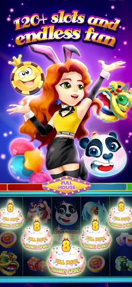 Full House Casino — Slots Game (Фулл Хаус Казино) [MOD: Много монет/Энергии] - Скриншот 4