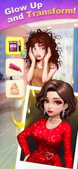 Merge Lover: Story & Makeover (Мердж Ловер) [MOD: Premium/Unlocked] - Скриншот 2