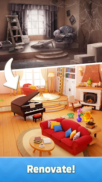 Mergedom: Home Design (Мергедом) [MOD: Premium/Unlocked] - Скриншот 2