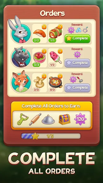 Merge Inn — Cafe Merge Game (Мердж Инн) [MOD: Меню/Много денег] - Скриншот 5