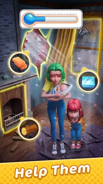 Gossip Harbor®: Merge & Story (Госсип Харбор) [MOD: Меню/Много денег] - Скриншот 2
