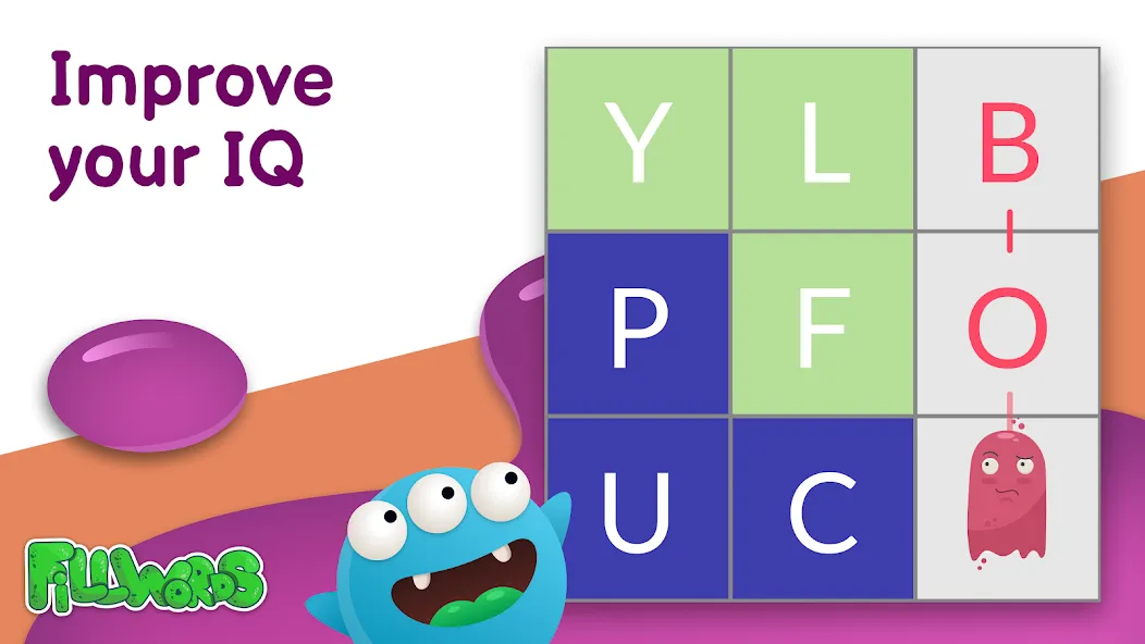 Fill Words: Word Search Puzzle [MOD: Бесконечные деньги] - Скриншот 1