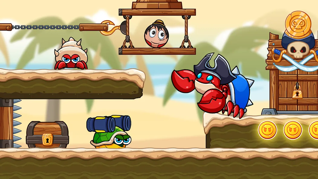 Ball V — Red Boss Challenge (Балл В) [MOD: Mega Mod/Меню] - Скриншот 1