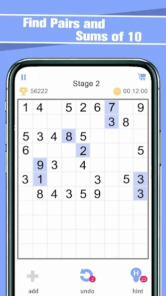 Match Ten — Relax Number Game (Матч Тен) [MOD: Все разблокировано] - Скриншот 1