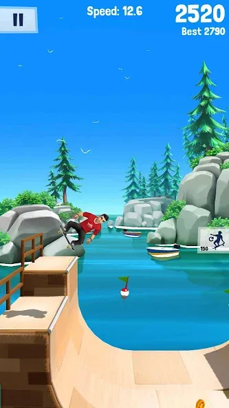 Flip Skater (Флип скейтер) [MOD: Меню/Много денег] - Скриншот 5
