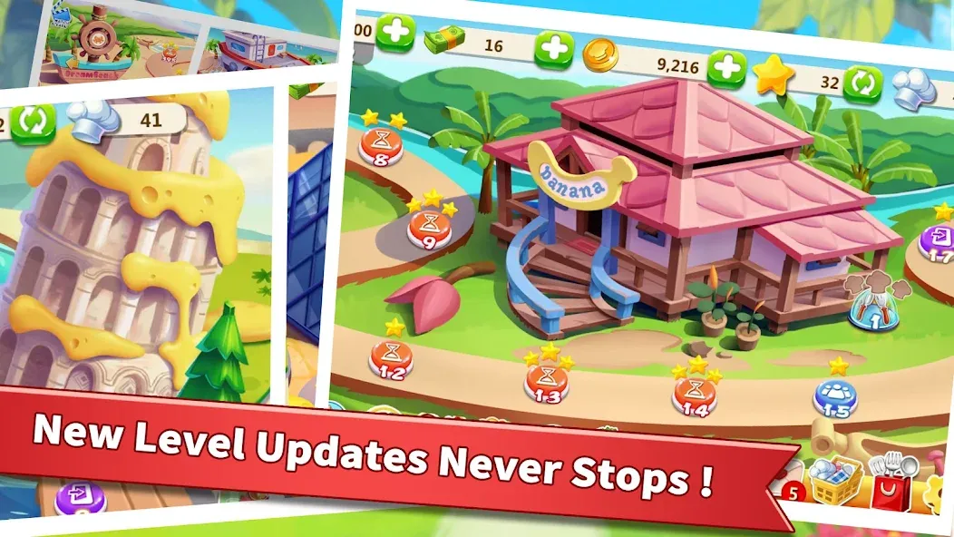 Rising Super Chef — Cook Fast (Райзинг Супер Шеф) [MOD: Разблокировано] - Скриншот 2