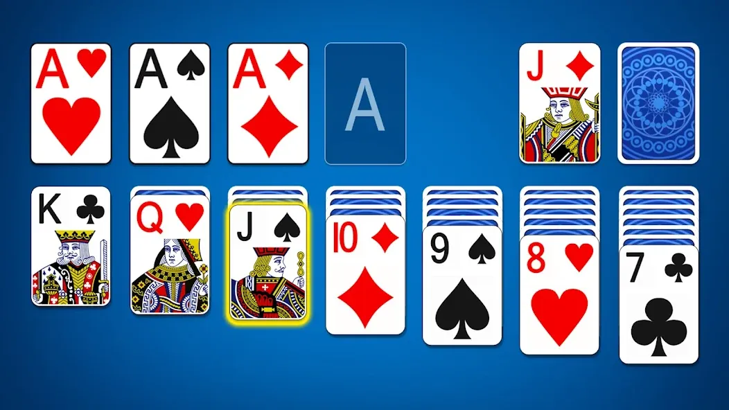 Solitaire Card Game (Солитер карточная игра) [MOD: Разблокировано] - Скриншот 1