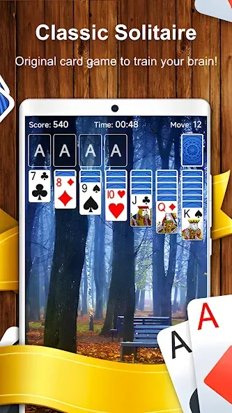 Solitaire Card Game (Солитер карточная игра) [MOD: Разблокировано] - Скриншот 2