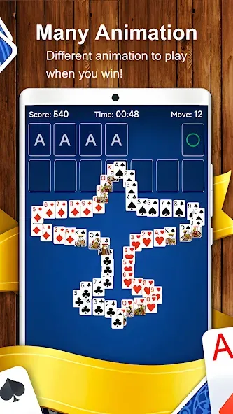 Solitaire Card Game (Солитер карточная игра) [MOD: Разблокировано] - Скриншот 5