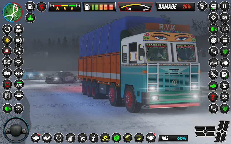 Indian Truck Game 3d Truck sim (Трак Геймс Драйвинг Симулятор) [MOD: Все разблокировано] - Скриншот 1
