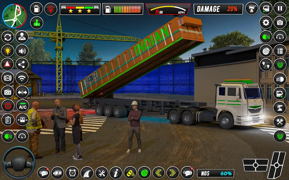 Indian Truck Game 3d Truck sim (Трак Геймс Драйвинг Симулятор) [MOD: Все разблокировано] - Скриншот 5