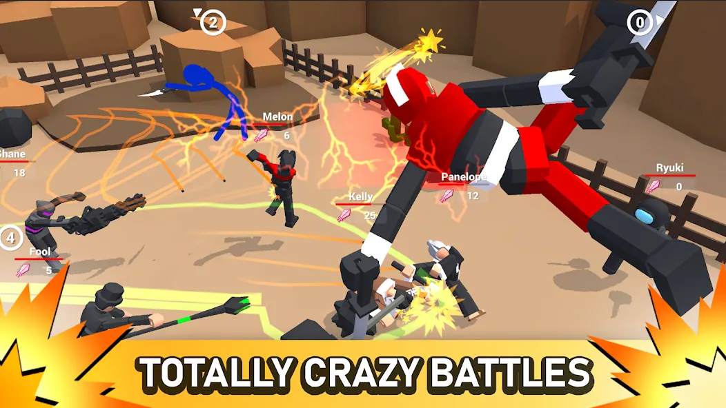 Smashgrounds.io: Ragdoll Arena [MOD: Разблокировано] - Скриншот 3