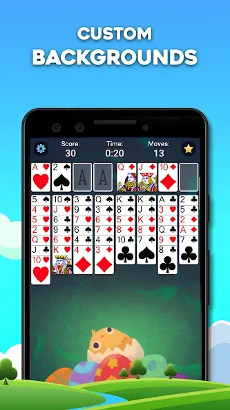 FreeCell Solitaire: Card Games (Фрицелл пасьянс) [MOD: Много монет/Энергии] - Скриншот 3