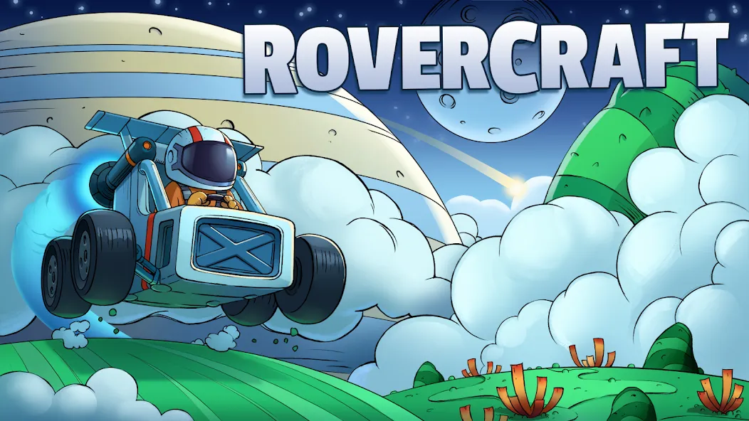 Rovercraft:Race Your Space Car (Роверкрафт) [MOD: Меню/Много денег] - Скриншот 1