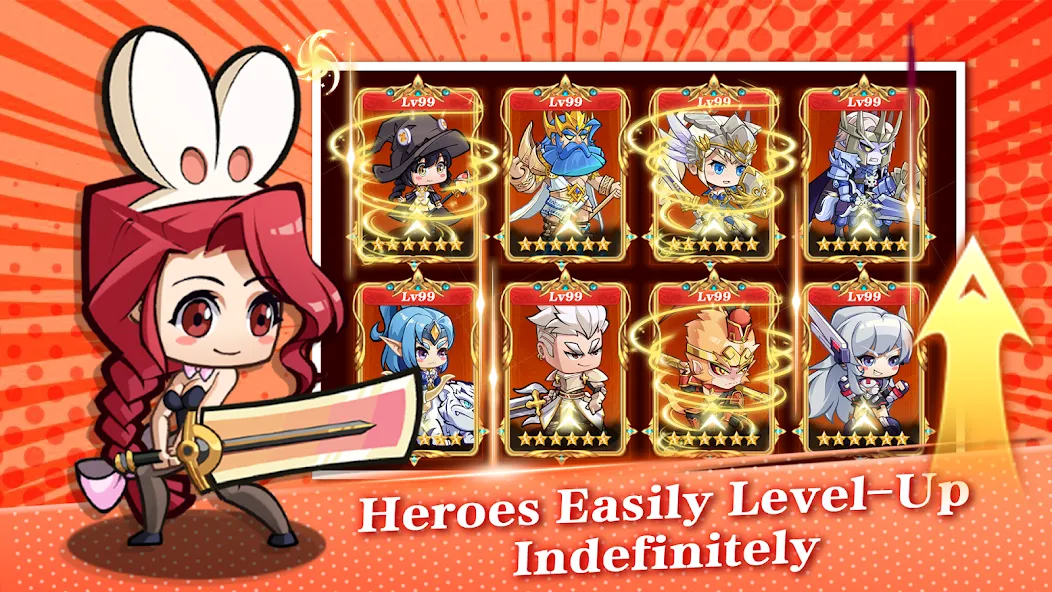Mythic Summon: Idle RPG (Мифическое Призывание) [MOD: Разблокировано] - Скриншот 4