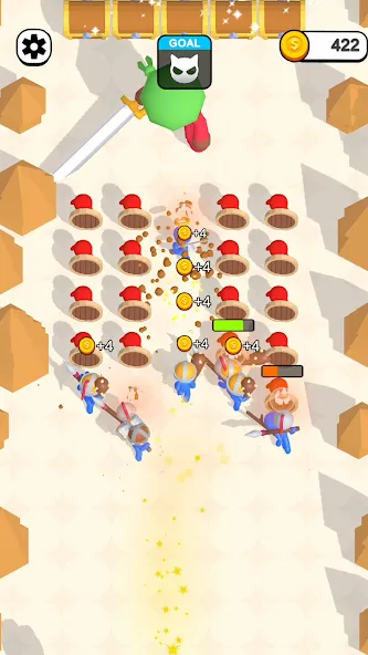 Merge Weapons: Battle Game (Мердж Вепонс) [MOD: Меню/Много денег] - Скриншот 4