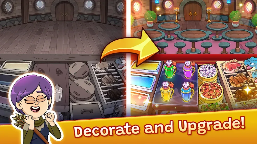 Potion Punch 2: Cooking Quest (Пошен Панч 2) [MOD: Много монет/Энергии] - Скриншот 5