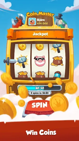 Coin Master (Коин Мастер) [MOD: Бесконечные деньги] - Скриншот 4