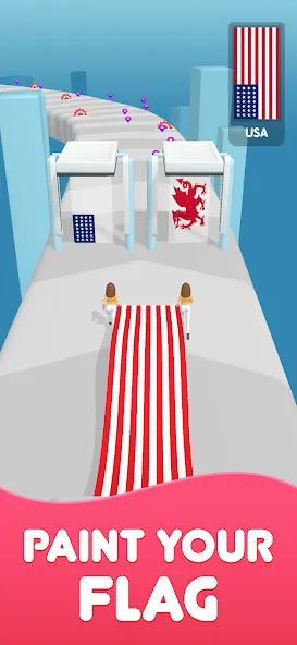 Flag Painters (Флаг Пэйнтерс) [MOD: Все открыто] - Скриншот 1