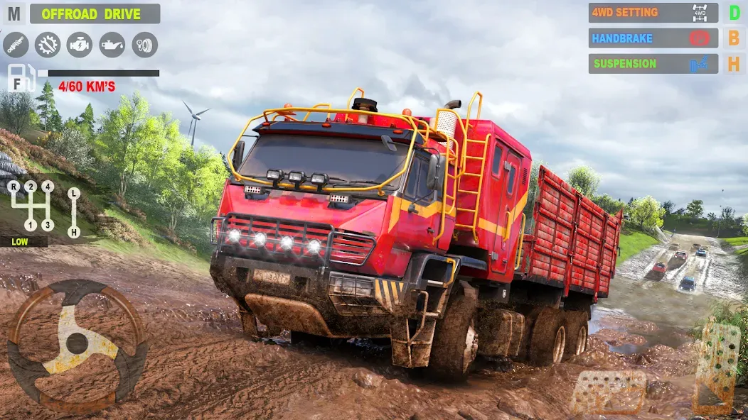 Offroad Mudrunner Games 3D [MOD: Бесконечные деньги] - Скриншот 4