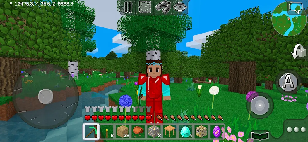 MultiCraft — Build and Mine! [MOD: Меню/Много денег] - Скриншот 2