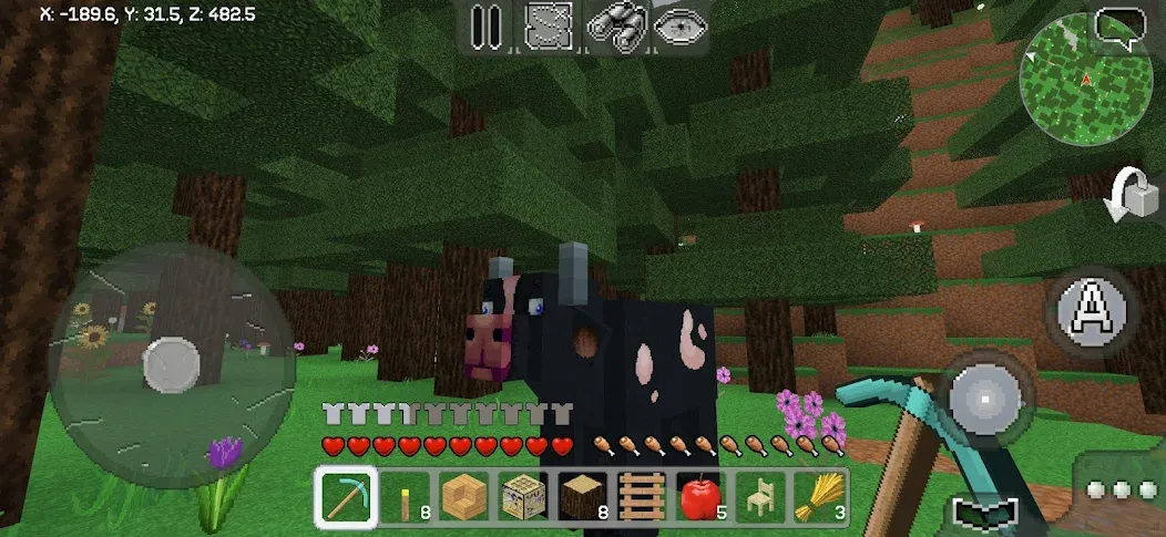 MultiCraft — Build and Mine! [MOD: Меню/Много денег] - Скриншот 3