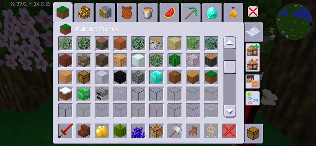MultiCraft — Build and Mine! [MOD: Меню/Много денег] - Скриншот 4
