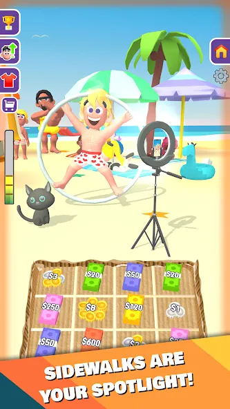 Street Life: Merge Tap Clicker (Беггинг Лайф) [MOD: Premium/Unlocked] - Скриншот 5