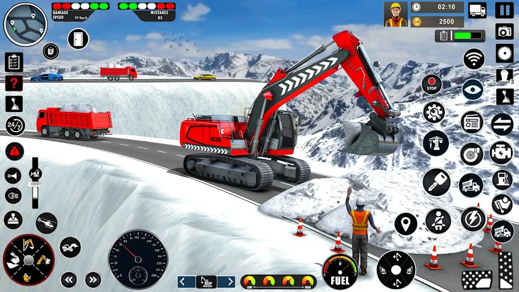 Excavator Simulator Crane Game (Экскаватор Симулятор Кран Игра) [MOD: Все открыто] - Скриншот 2
