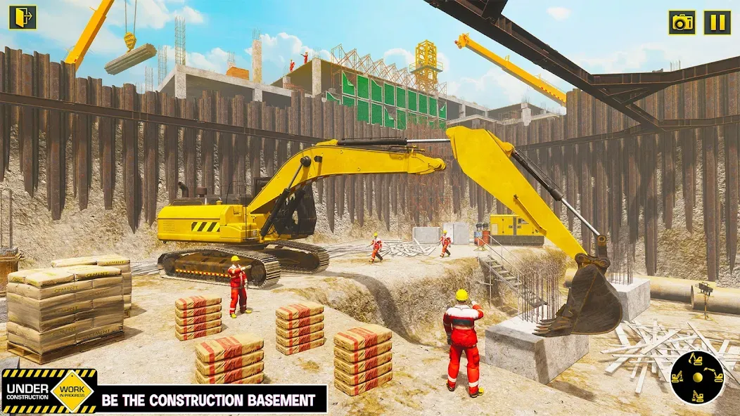 Excavator Simulator Crane Game (Экскаватор Симулятор Кран Игра) [MOD: Все открыто] - Скриншот 3