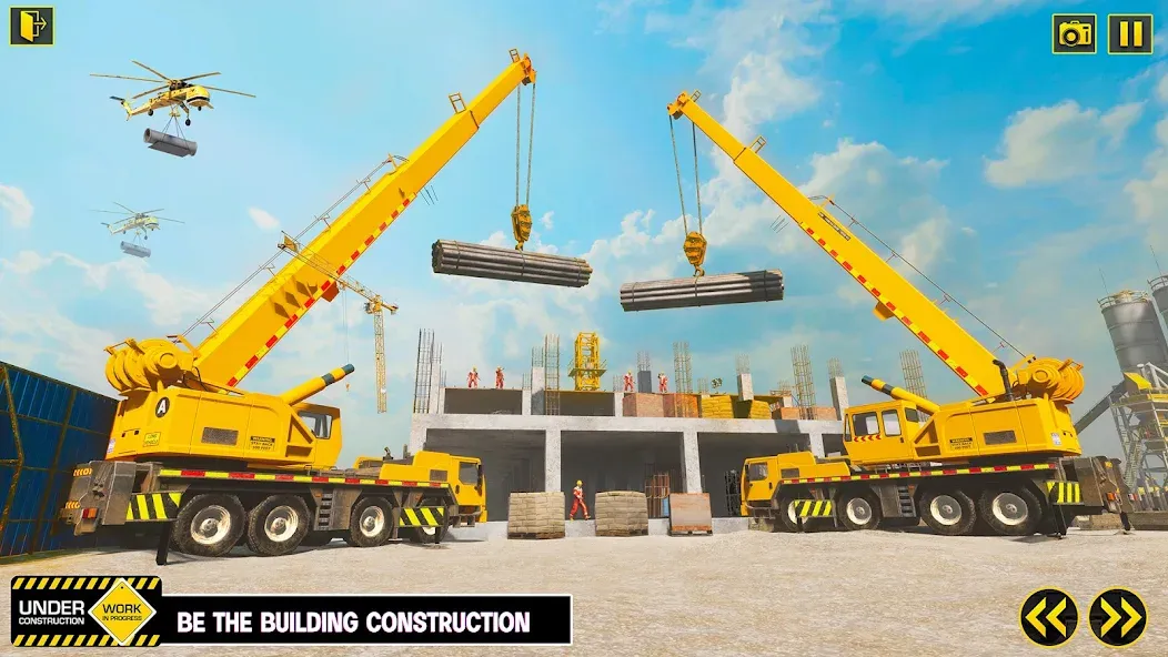 Excavator Simulator Crane Game (Экскаватор Симулятор Кран Игра) [MOD: Все открыто] - Скриншот 4