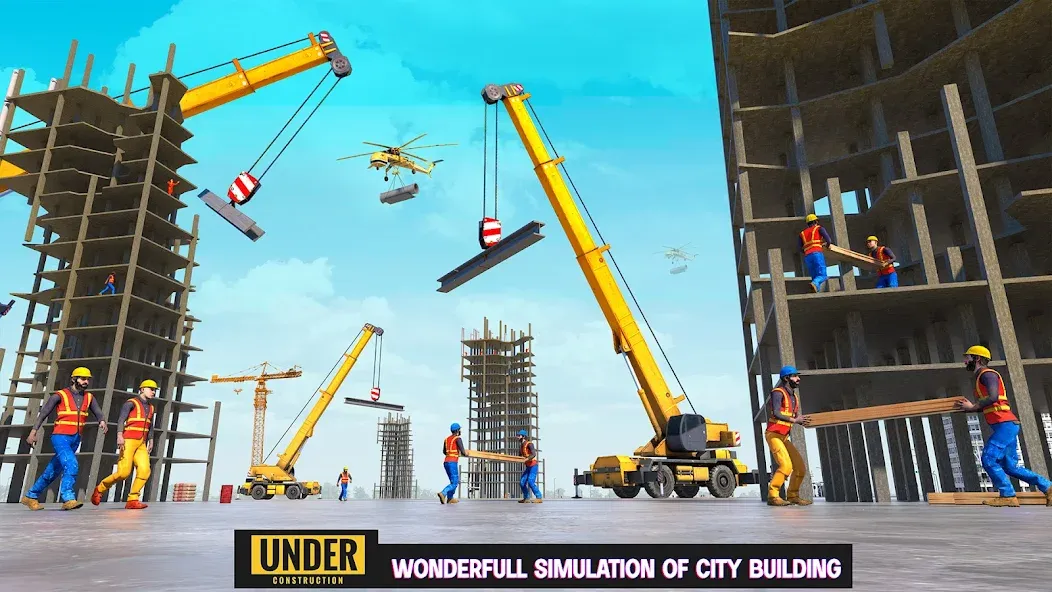 Excavator Simulator Crane Game (Экскаватор Симулятор Кран Игра) [MOD: Все открыто] - Скриншот 5