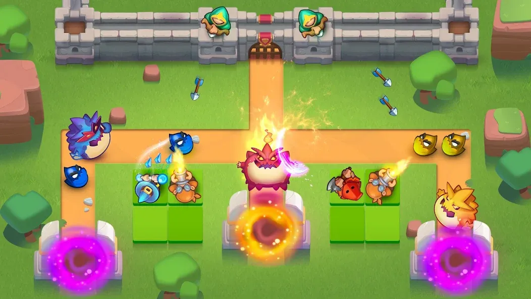 Rush Royale: Tower Defense TD (Раш Рояль) [MOD: Все открыто] - Скриншот 2