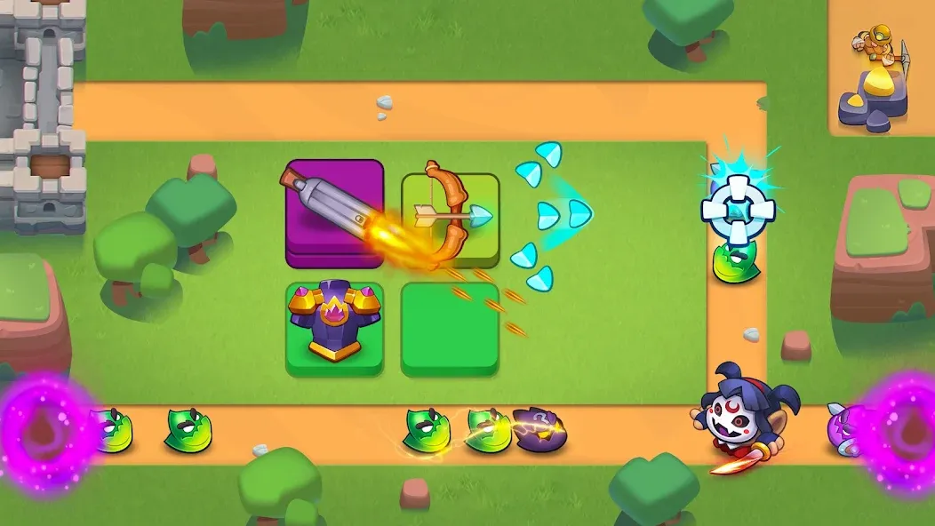 Rush Royale: Tower Defense TD (Раш Рояль) [MOD: Все открыто] - Скриншот 4