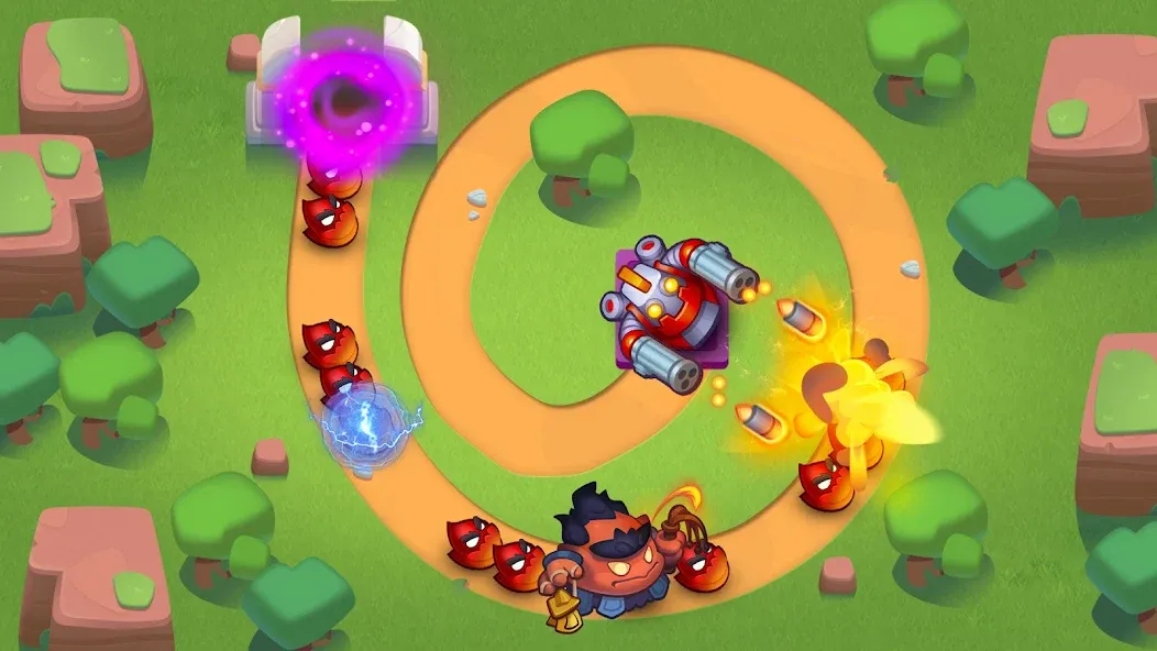 Rush Royale: Tower Defense TD (Раш Рояль) [MOD: Все открыто] - Скриншот 5