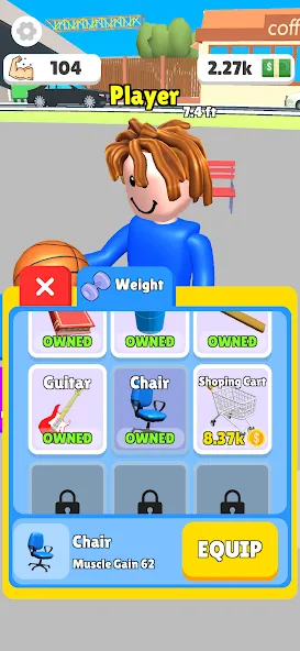 Lifting Hero (Лифтинг герой) [MOD: Mega Mod/Меню] - Скриншот 2