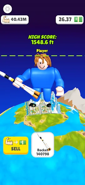 Lifting Hero (Лифтинг герой) [MOD: Mega Mod/Меню] - Скриншот 3