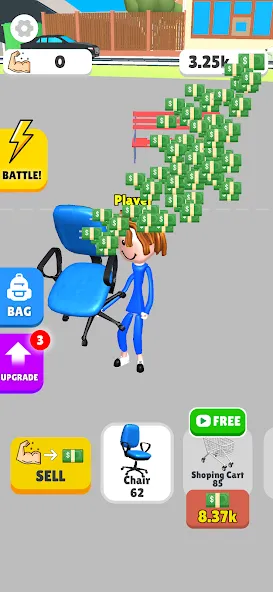 Lifting Hero (Лифтинг герой) [MOD: Mega Mod/Меню] - Скриншот 4
