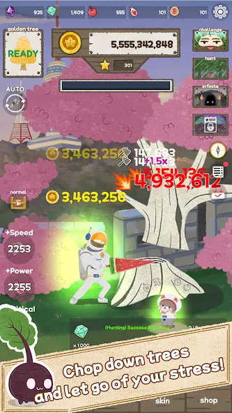 Woodcutter: Idle Clicker (Вудкаттер) [MOD: Mega Mod/Меню] - Скриншот 2