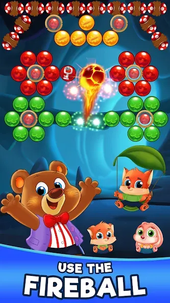 Bubble Friends Bubble Shooter [MOD: Мод Меню/Взлом] - Скриншот 3