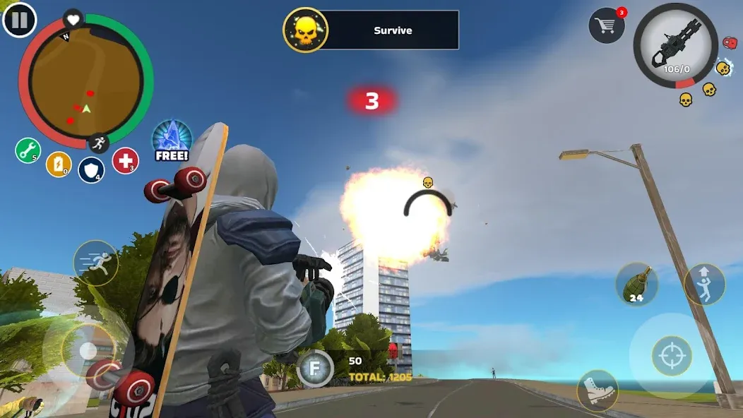 Rope Hero: Mafia City Wars (Роп Хиро) [MOD: Premium/Unlocked] - Скриншот 2